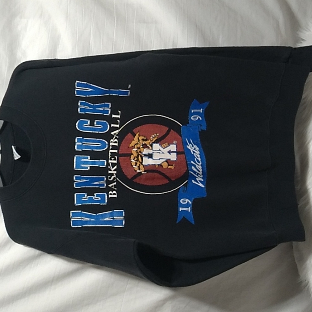 FINAL SALE! RARE! Vintage 1991 Kentucky Wildcats Basketball Galt Sand Sweater